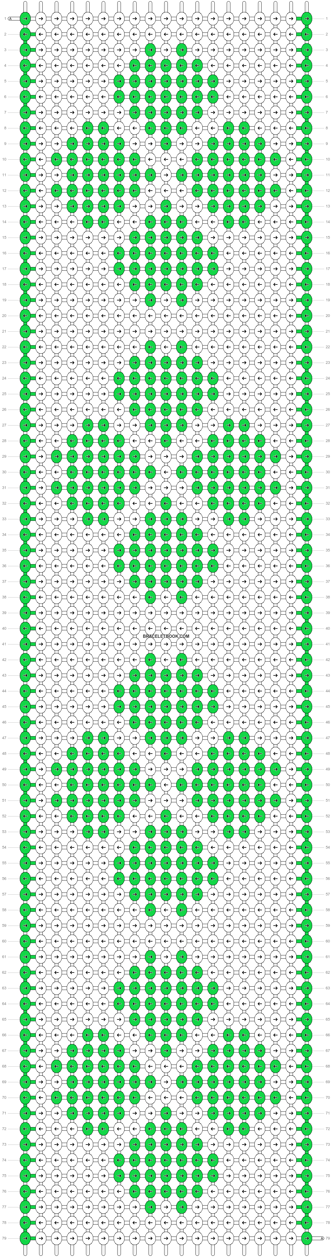 Alpha pattern #31850 pattern