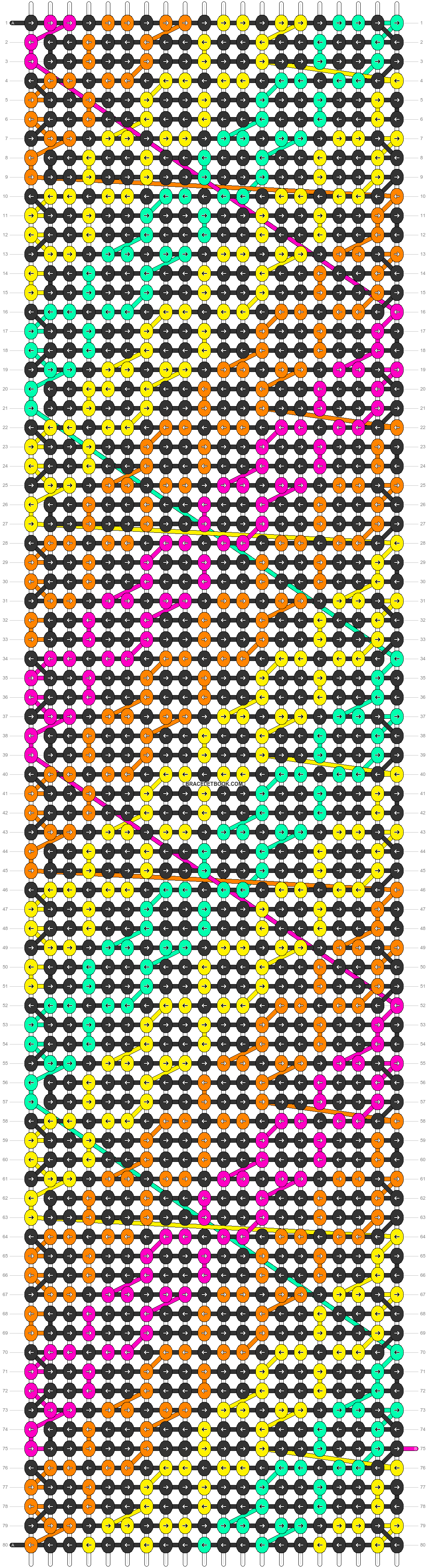 Alpha pattern #33325 | BraceletBook