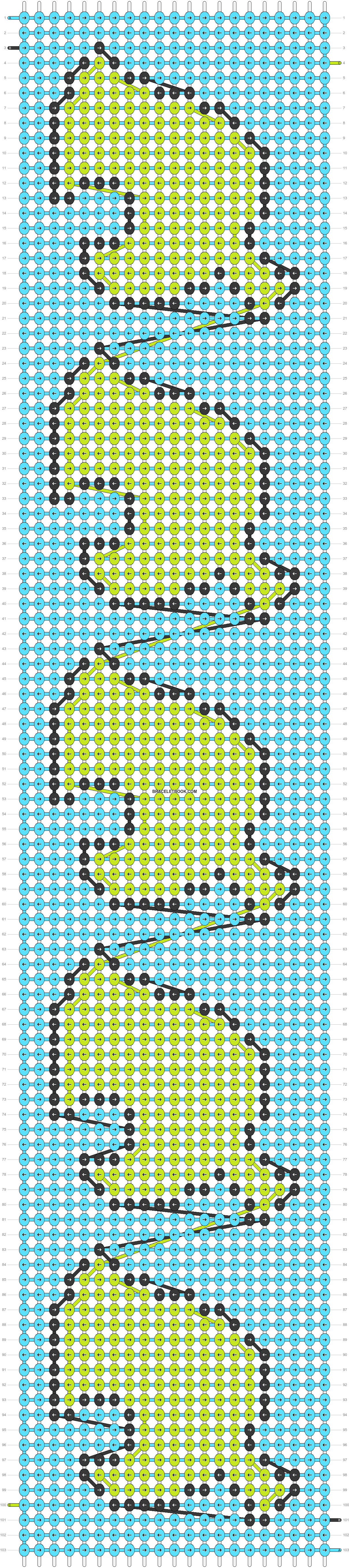 Alpha pattern #34014 pattern