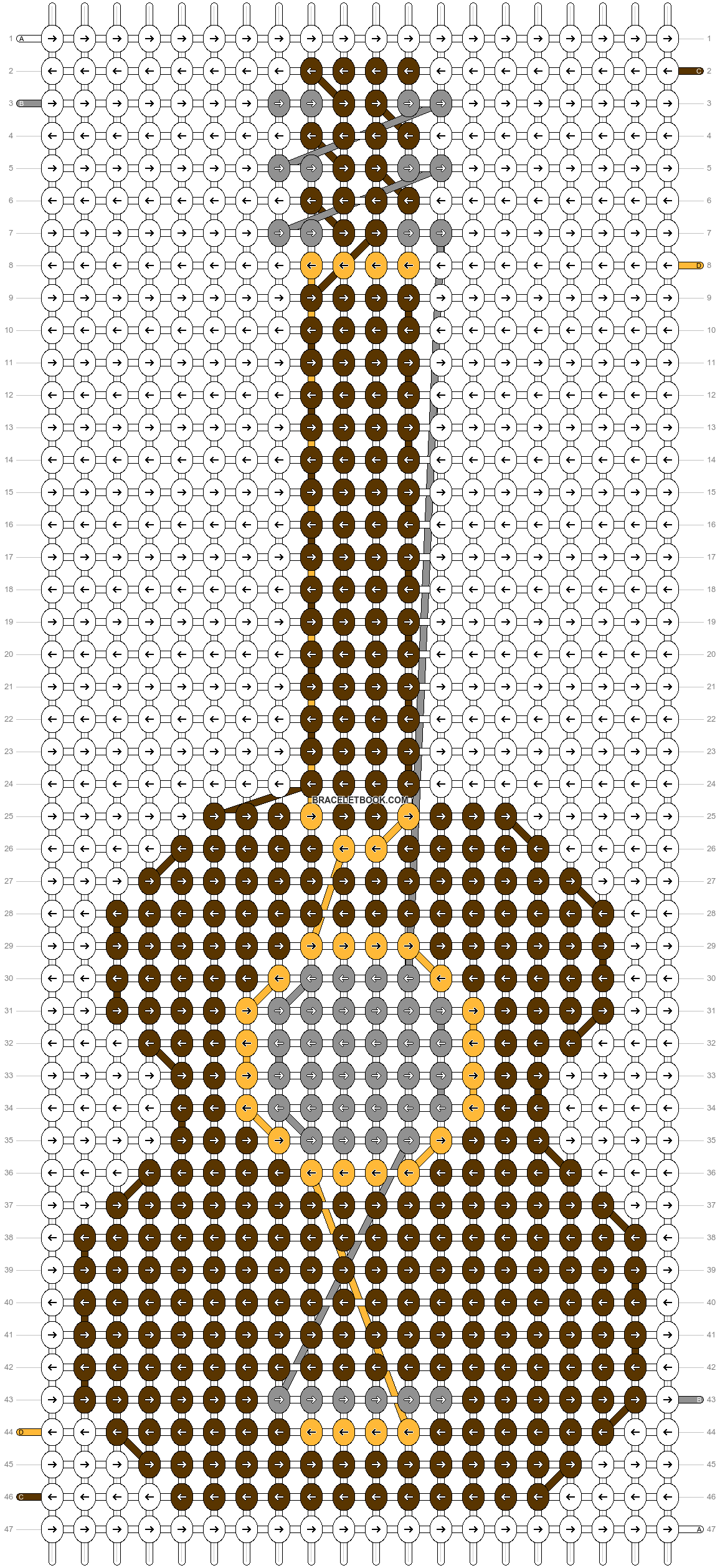 Alpha pattern #34043 pattern