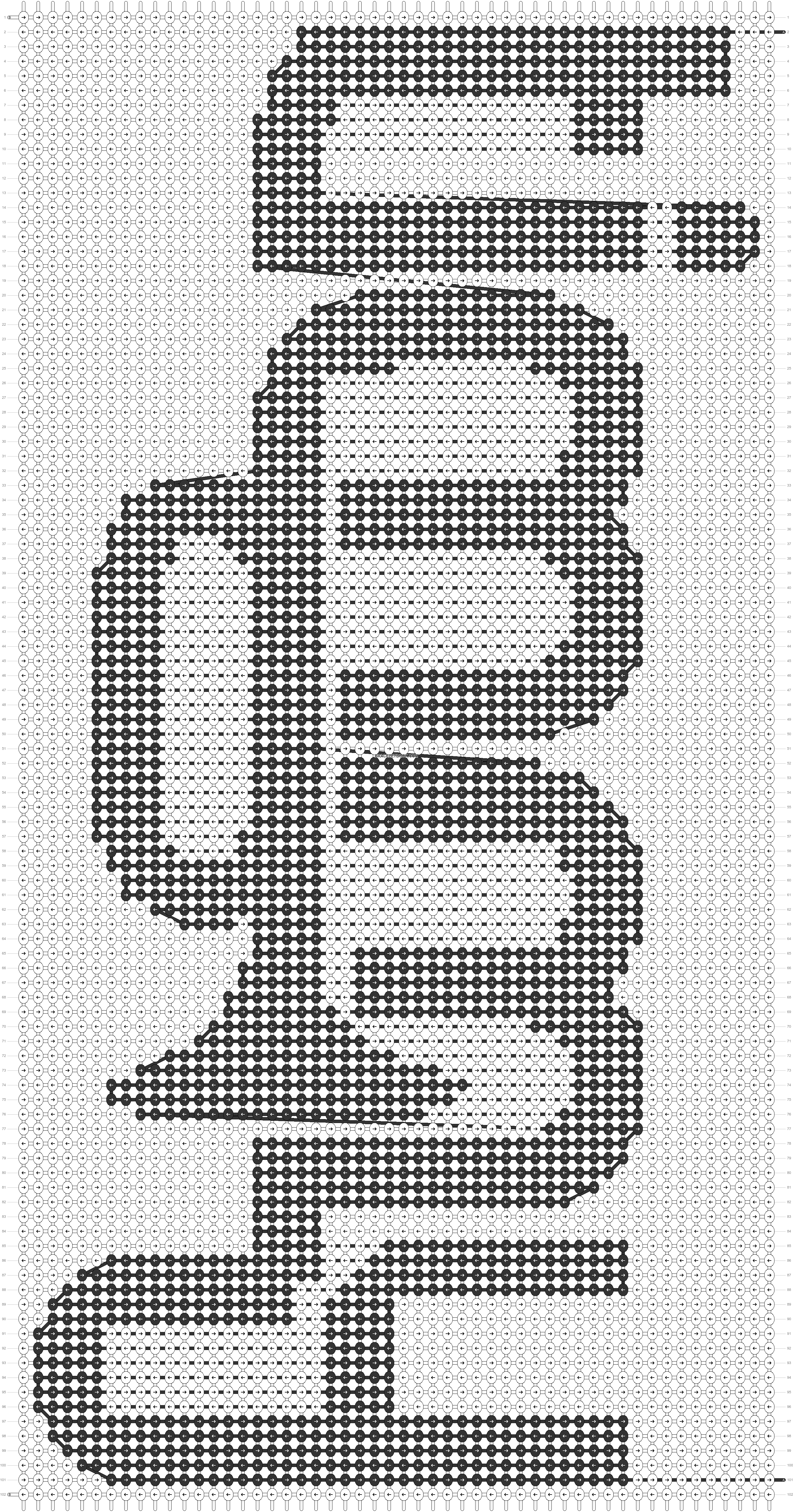 Alpha pattern #34398 pattern