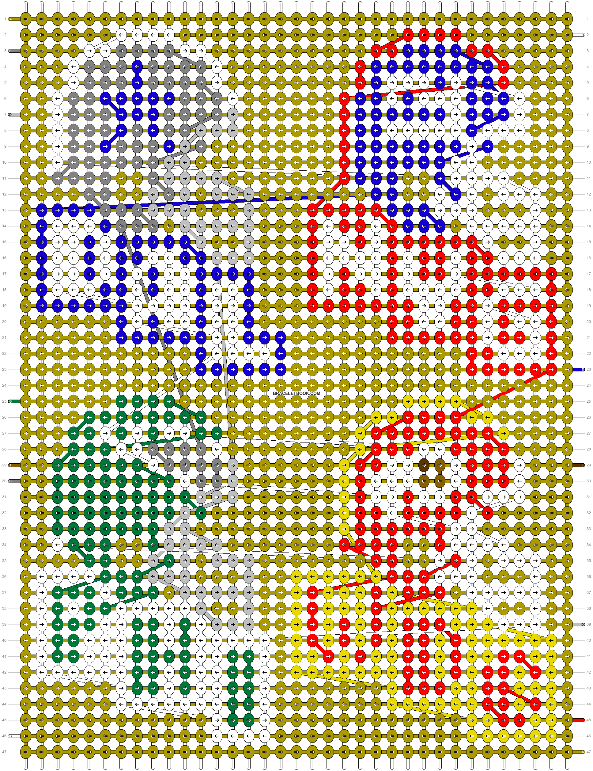 Alpha pattern #34852 pattern