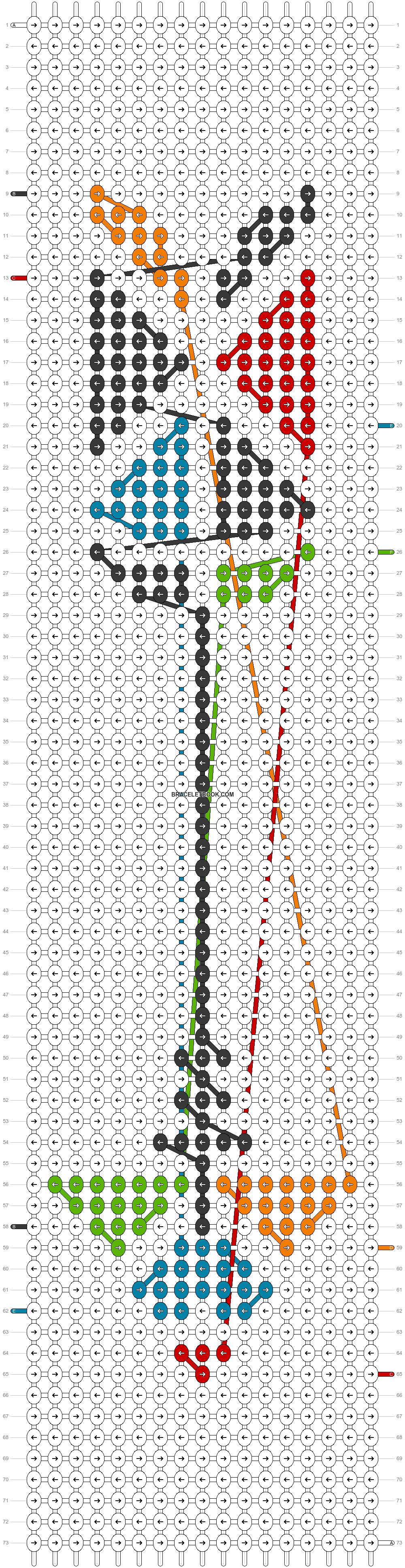 Alpha pattern #36451 pattern