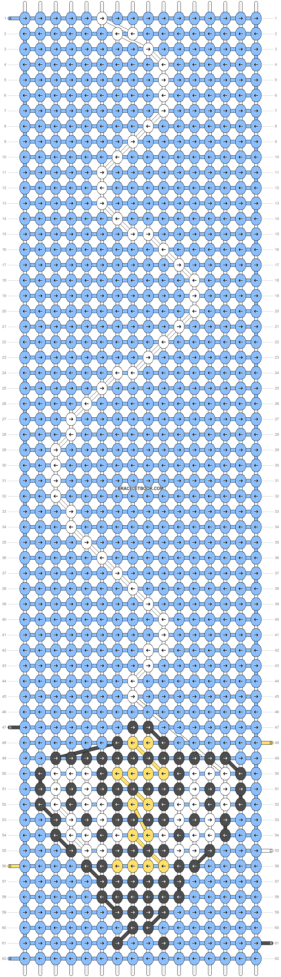 Alpha pattern #38329 | BraceletBook