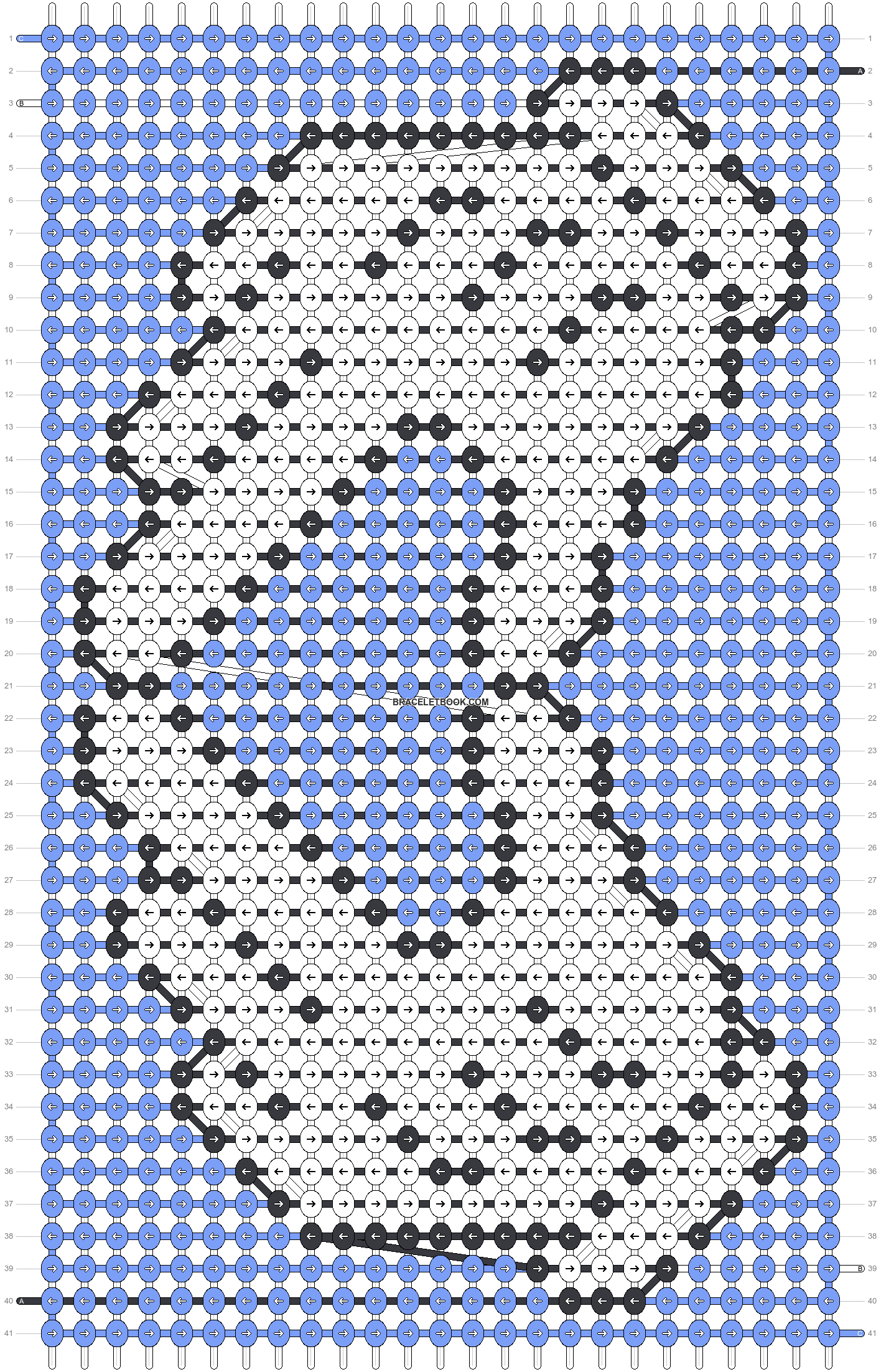 Alpha pattern #39436 | BraceletBook