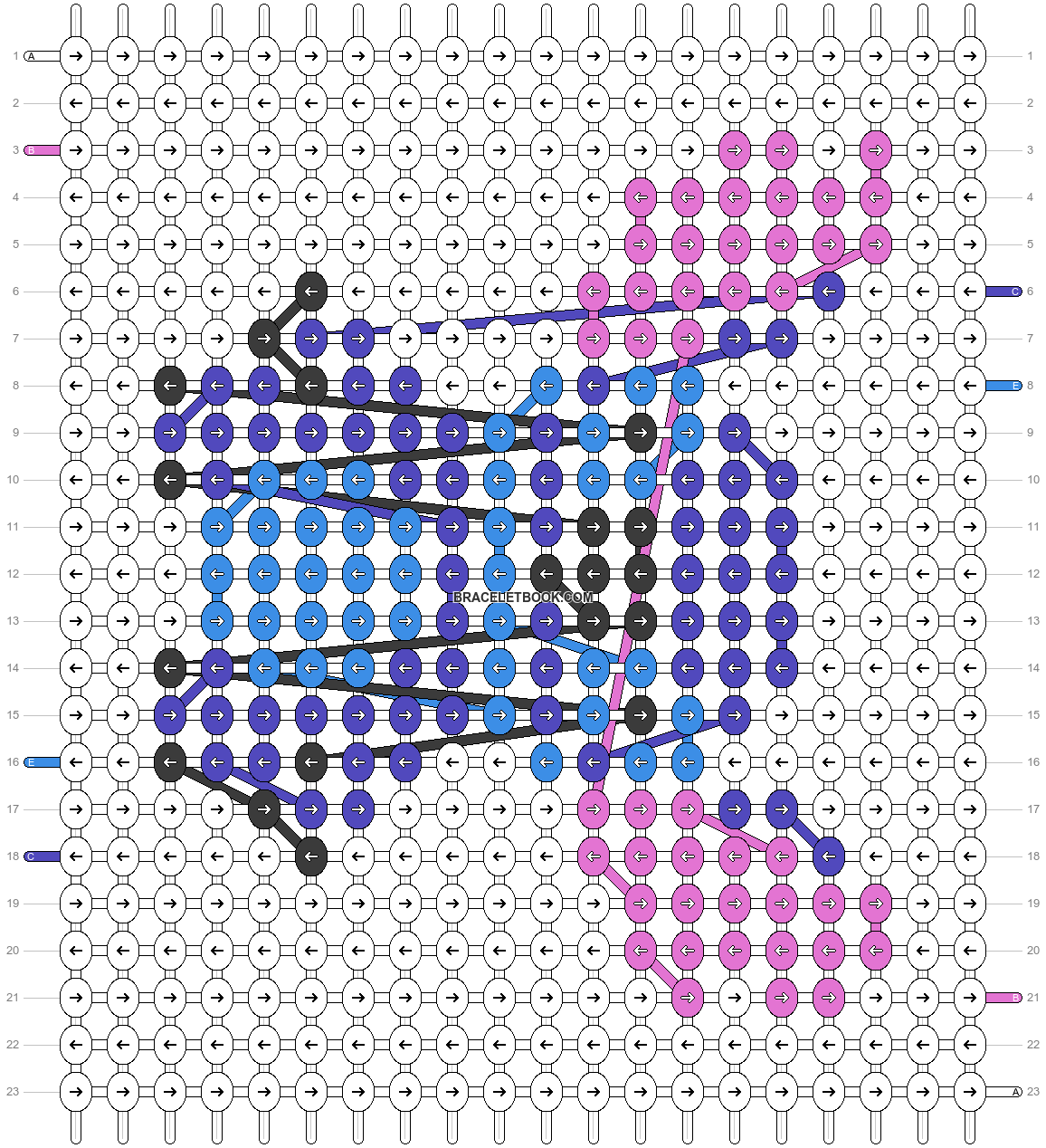 Alpha pattern #40201 pattern