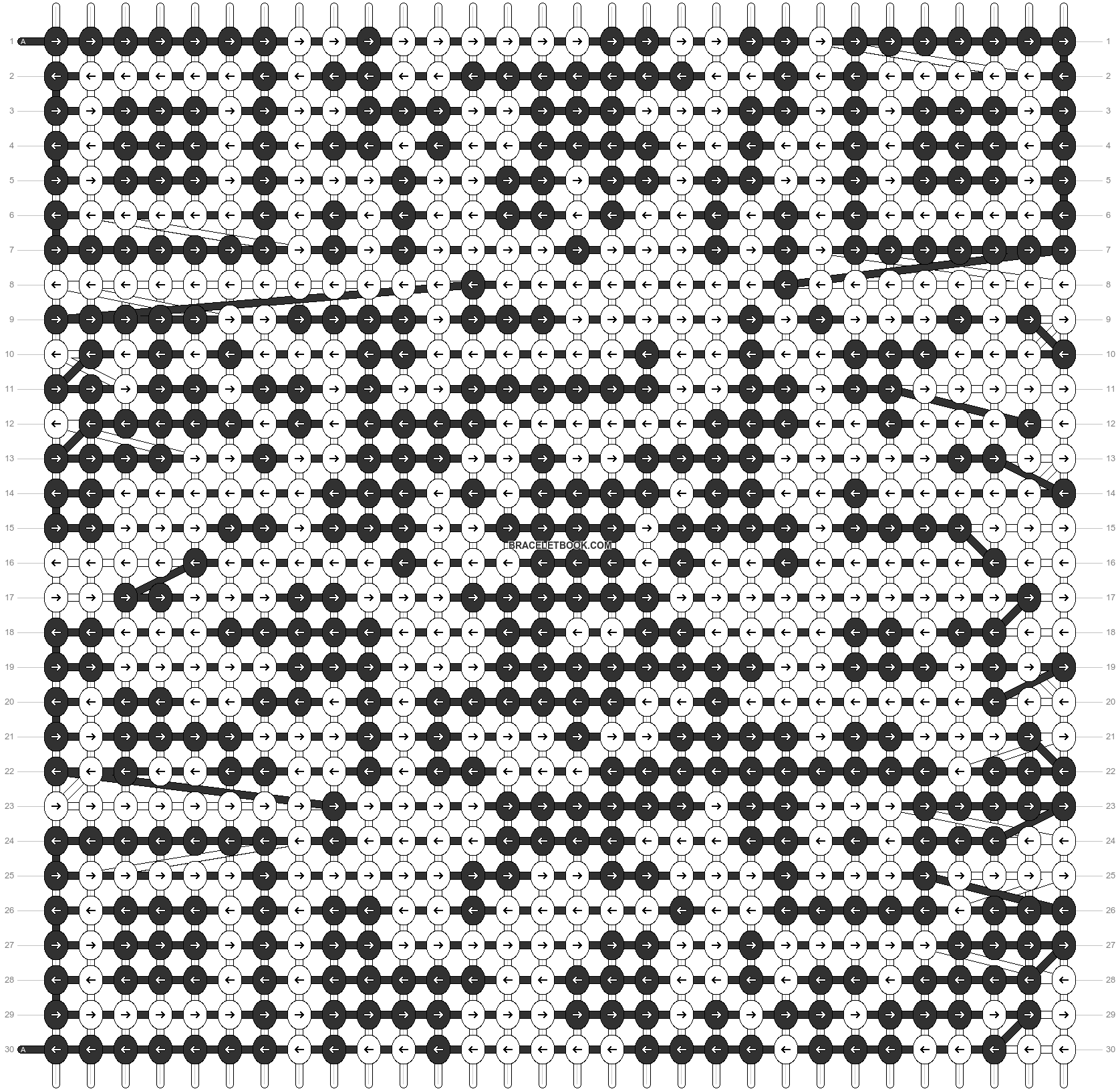 Alpha pattern #40562 pattern