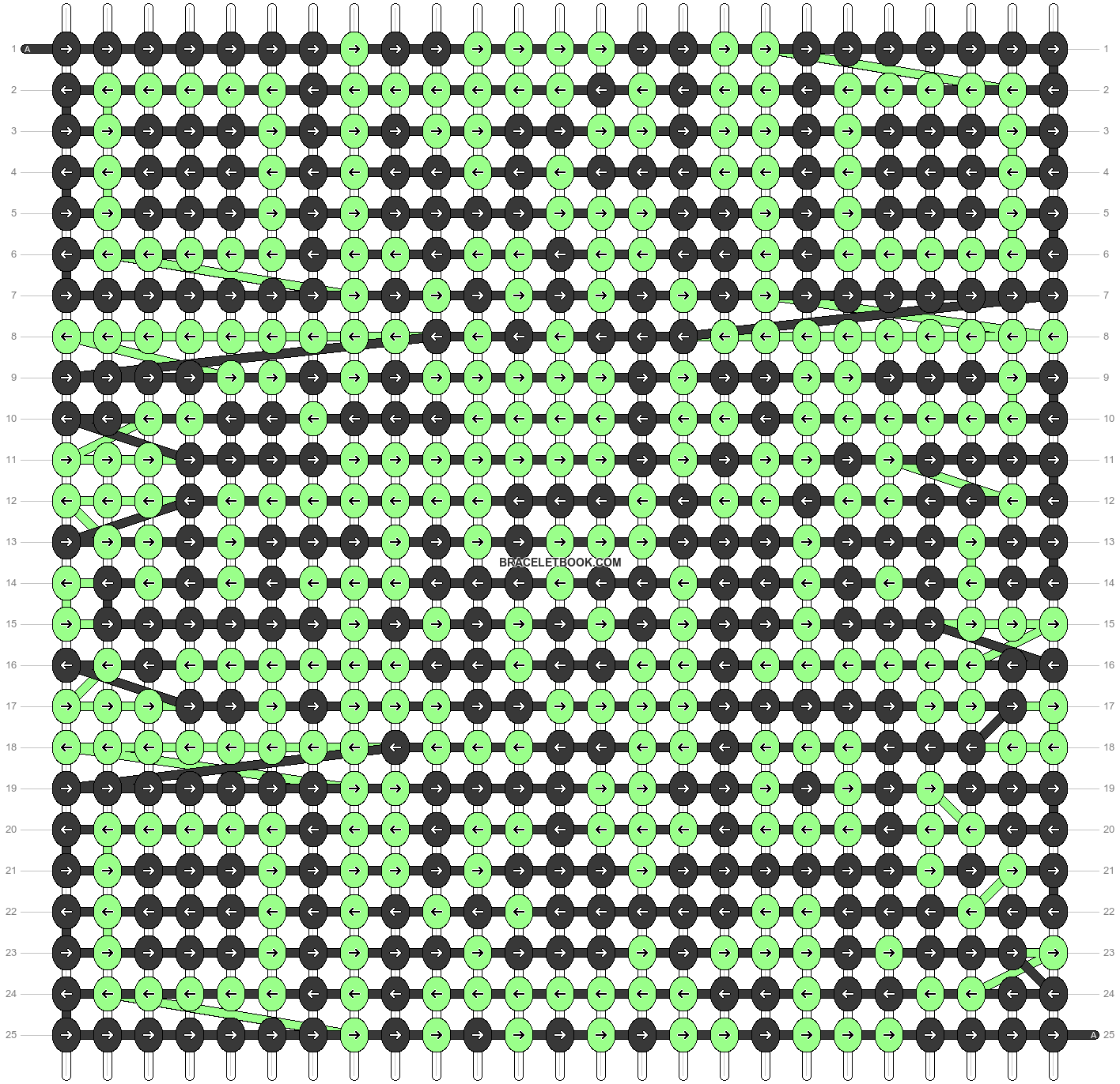 Alpha pattern #40564 pattern