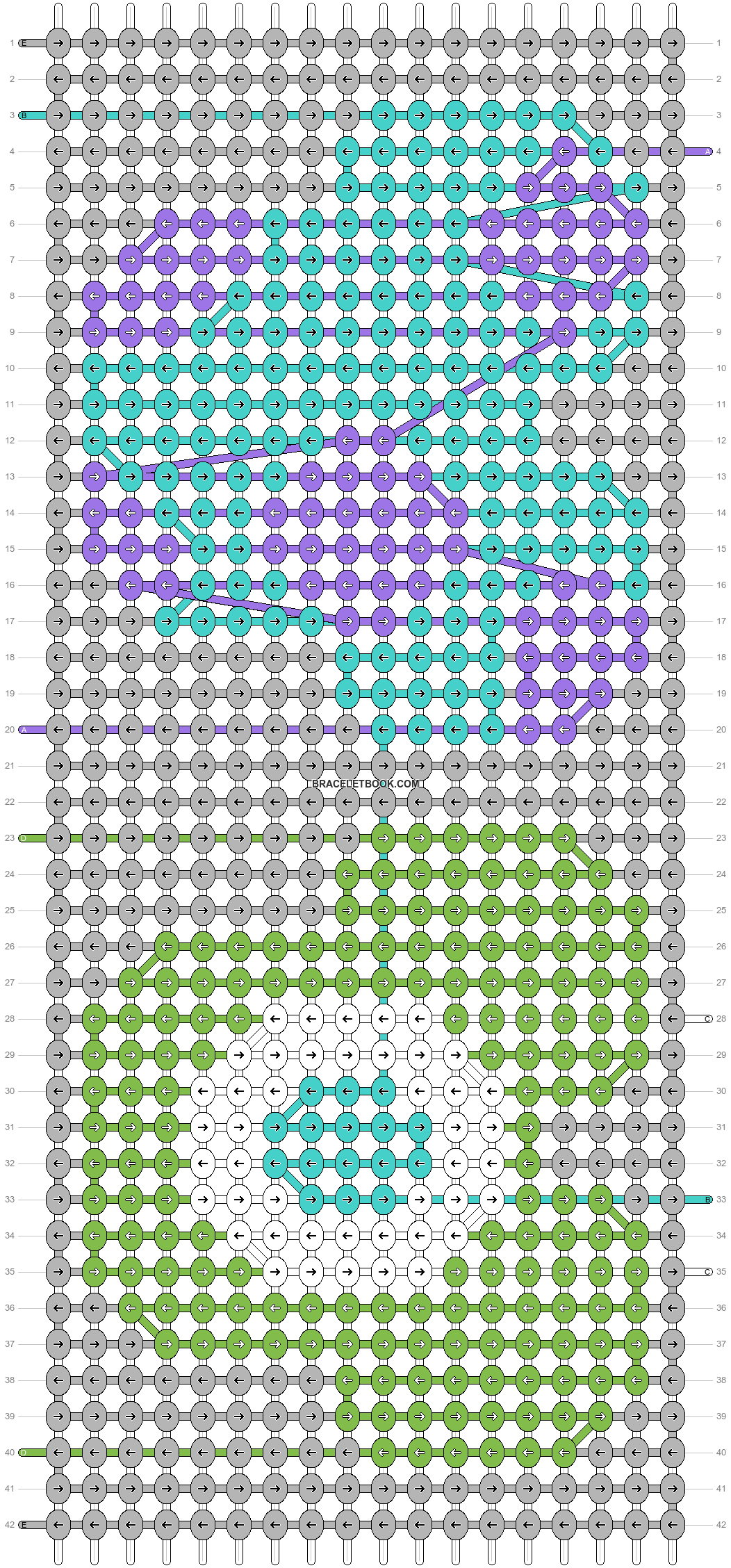 Alpha pattern #41531 | BraceletBook