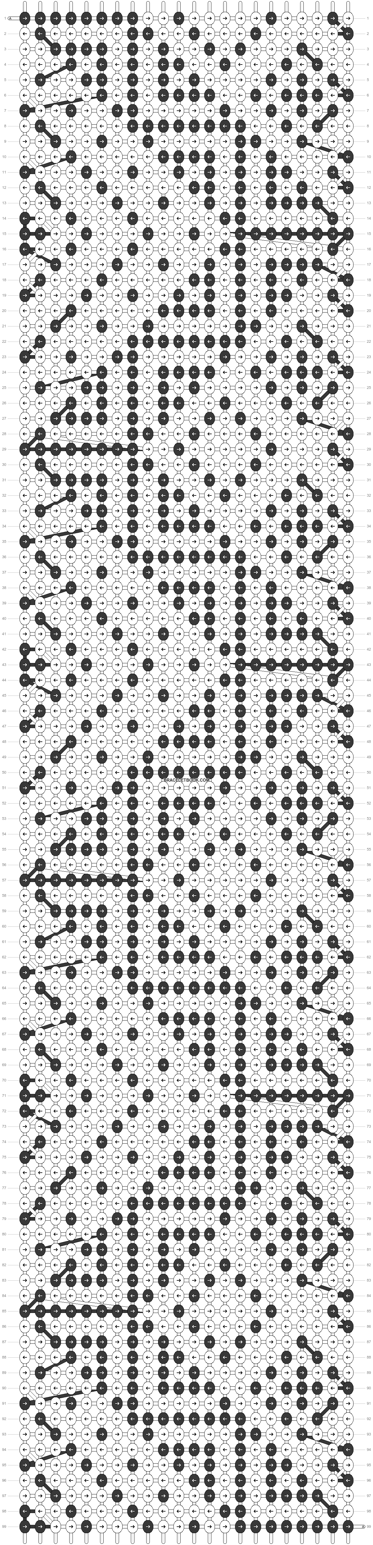 Alpha pattern #42412 pattern
