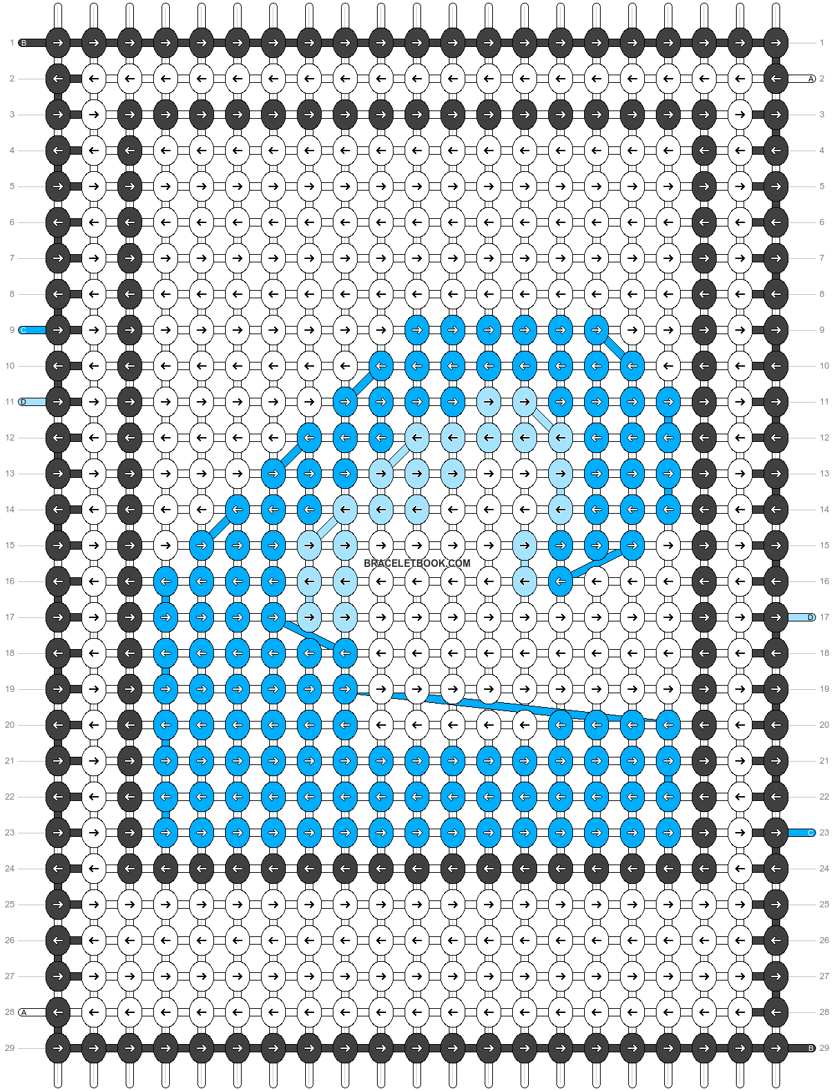 Alpha pattern #42590 | BraceletBook