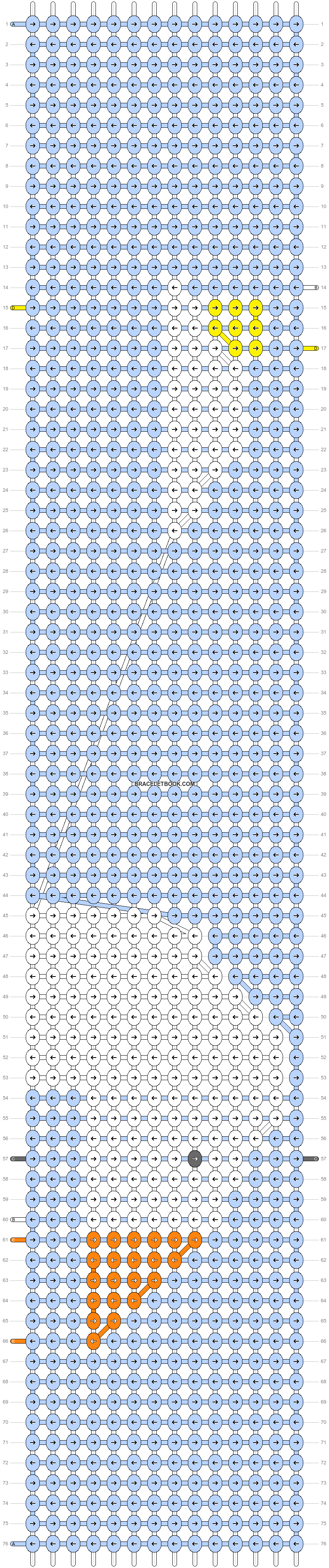 Alpha pattern #43102 pattern