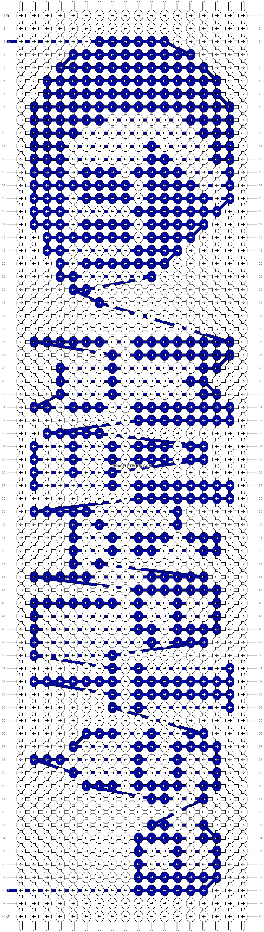 Alpha pattern #43222 pattern