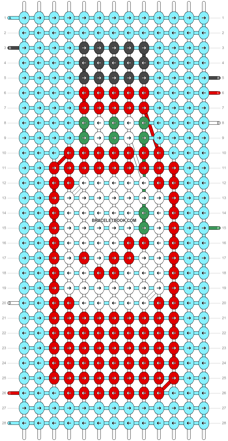 Alpha pattern #43619 pattern