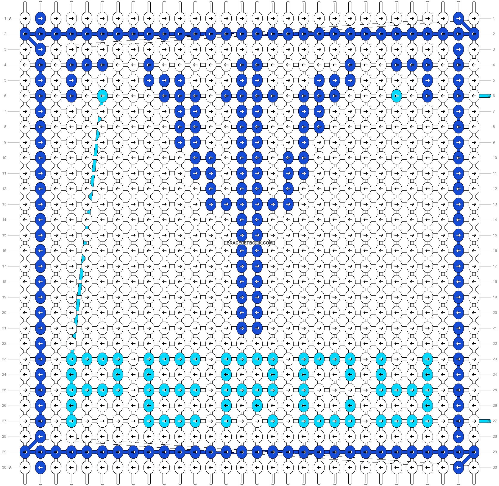 Alpha pattern #43675 pattern