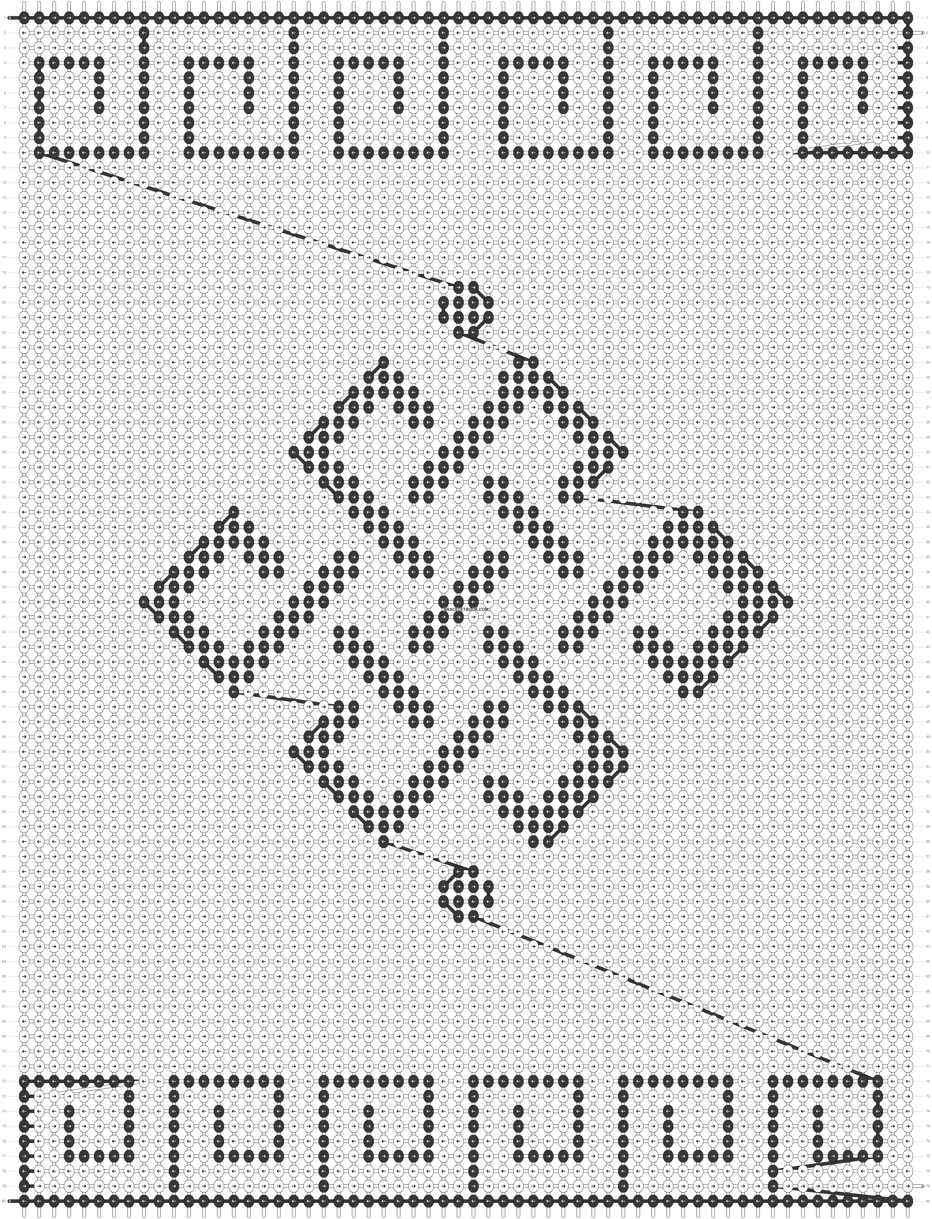 Alpha pattern #44406 pattern