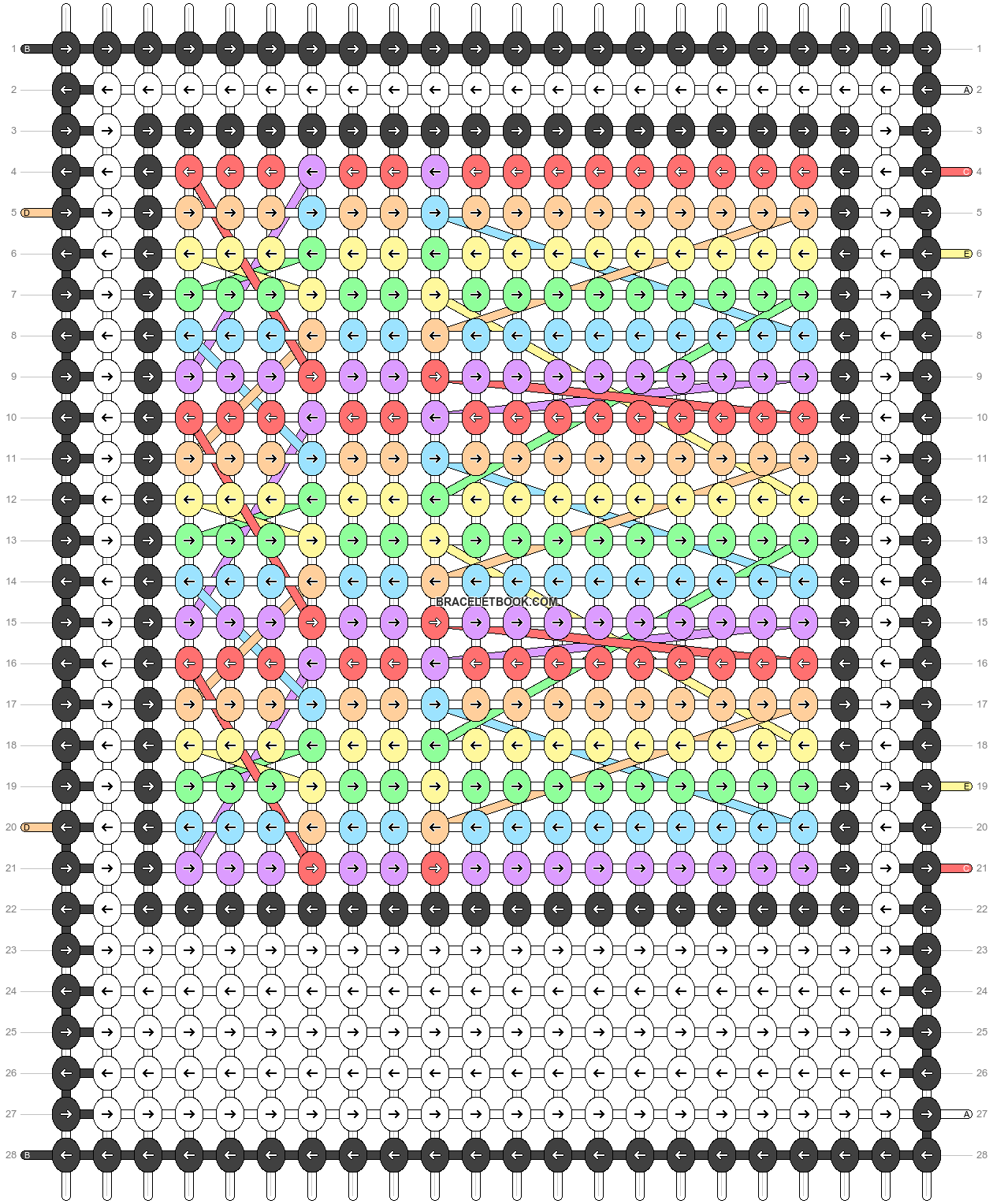 Alpha pattern #45400 pattern