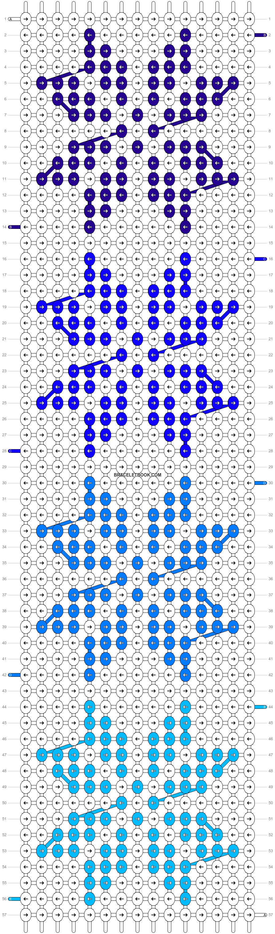 Alpha pattern #48750 | BraceletBook
