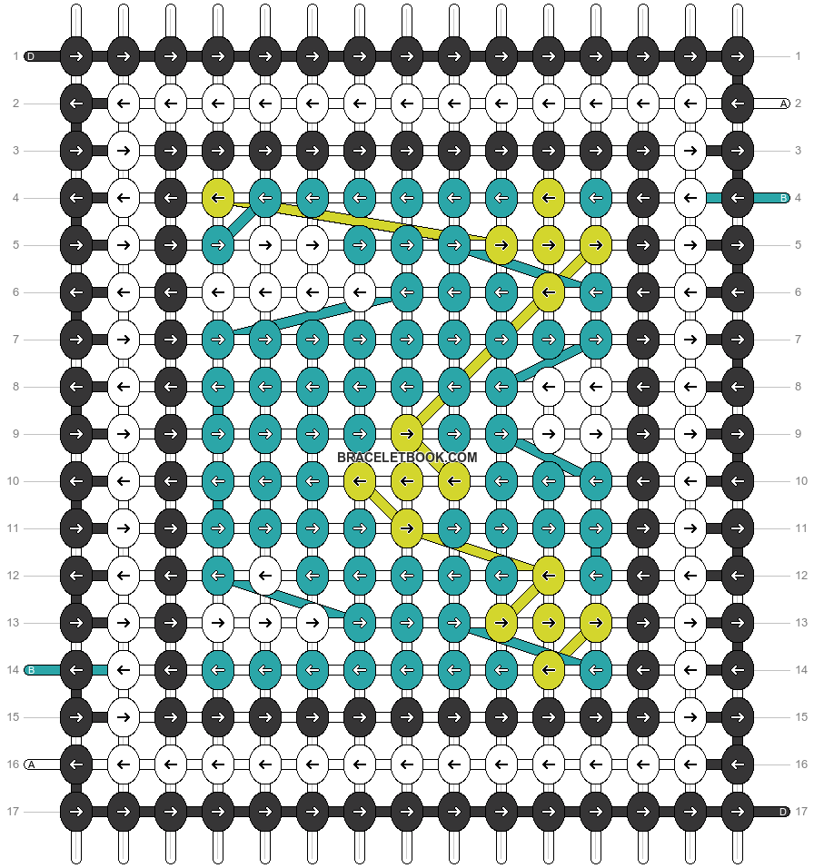 Alpha pattern #50009 pattern