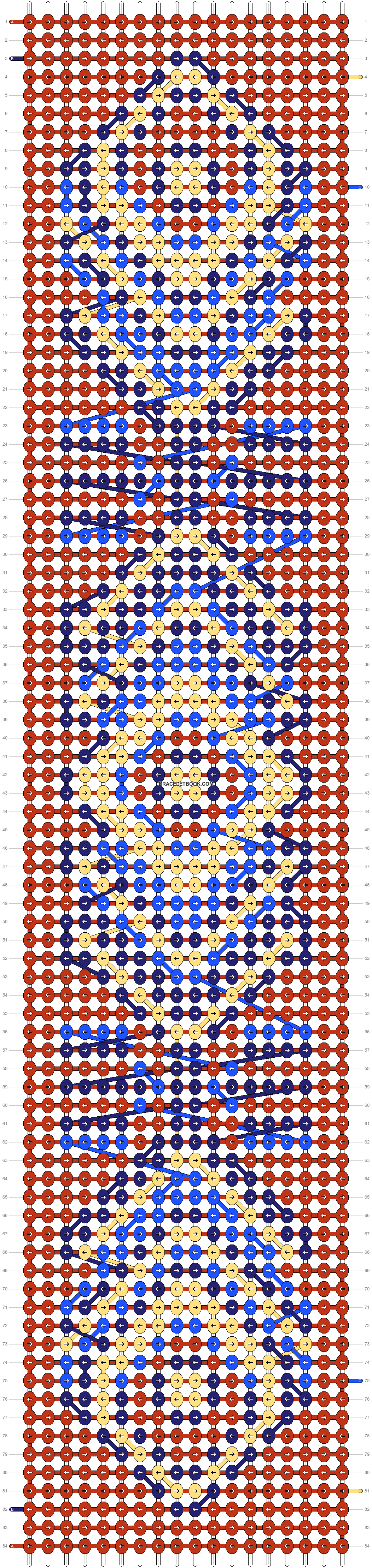 Alpha pattern #51016 pattern