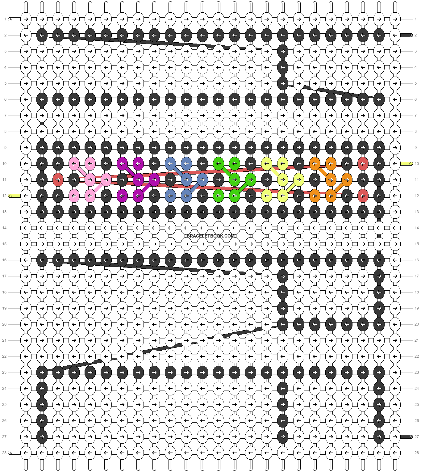 Alpha pattern #51400 pattern