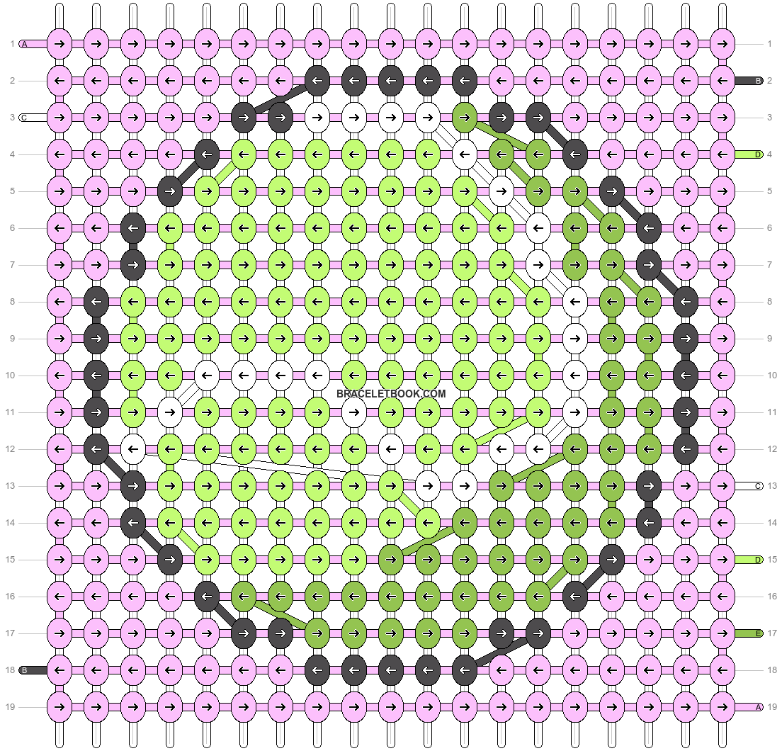 Alpha pattern #52025 pattern