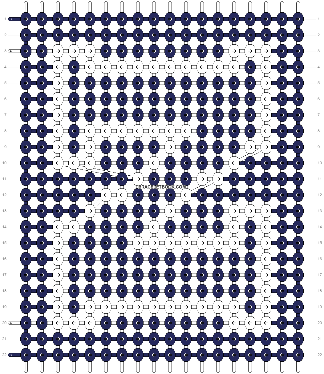 Alpha pattern #52166 pattern