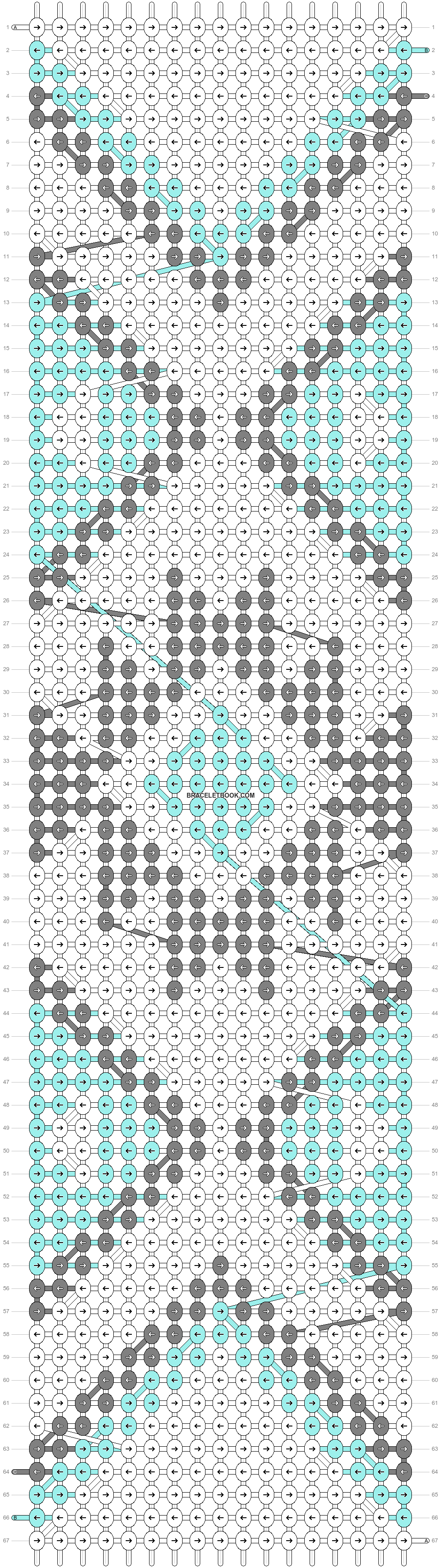 Alpha pattern #52991 | BraceletBook