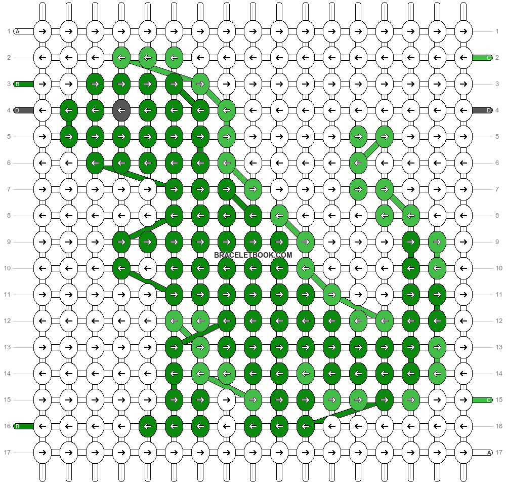Alpha pattern #54014 pattern