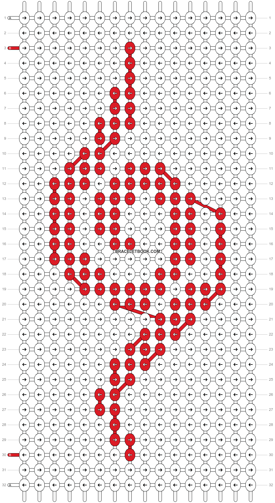Alpha pattern #54062 pattern