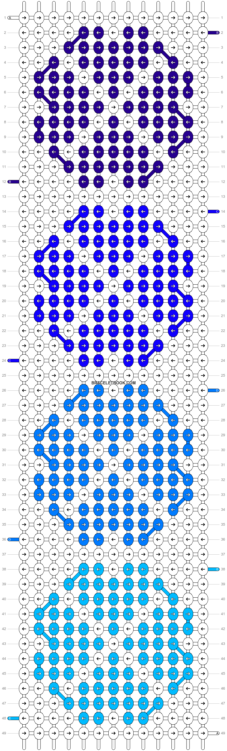Alpha pattern #54102 pattern