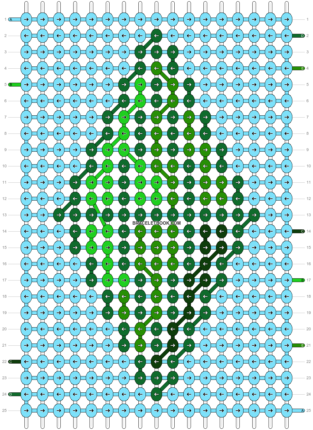 Alpha pattern #55066 pattern