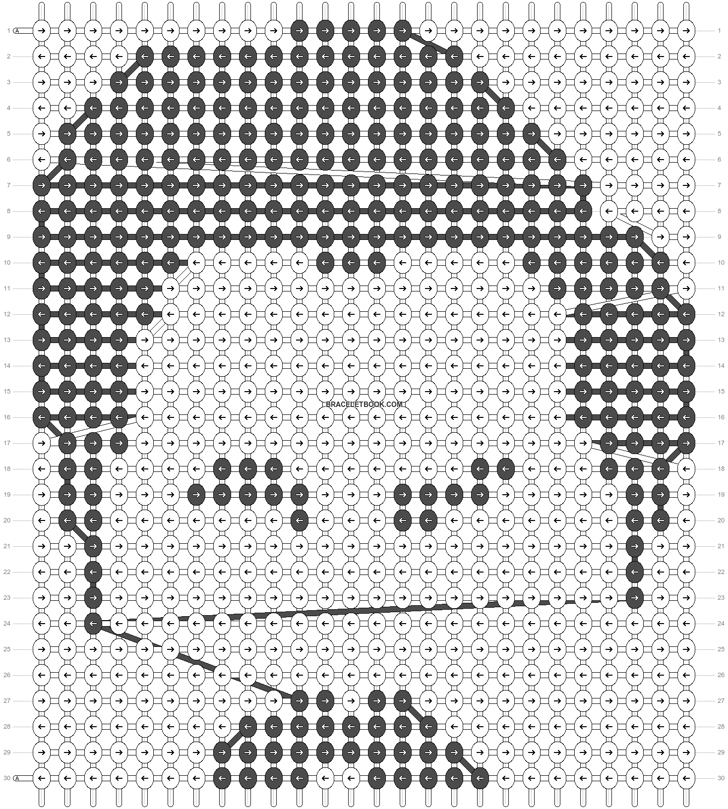 Alpha pattern #55430 pattern