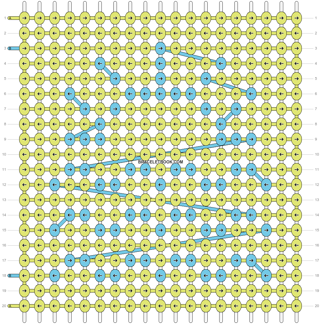 Alpha pattern #56501 pattern