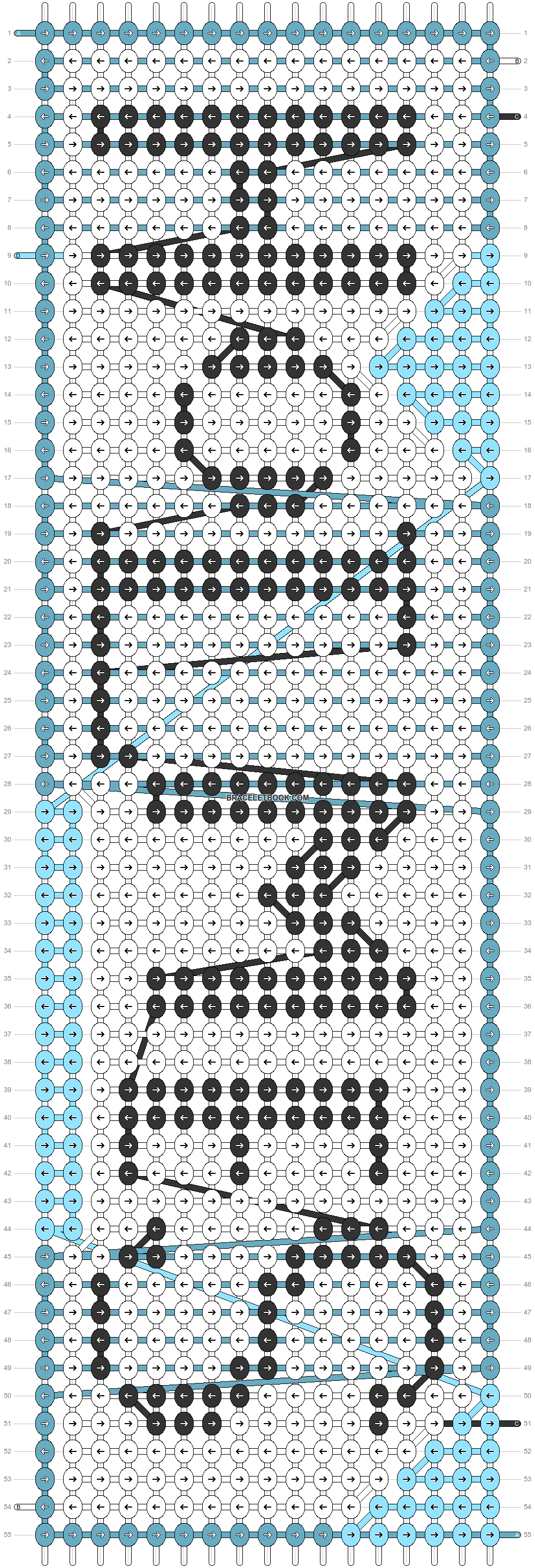 Alpha pattern #57266 | BraceletBook