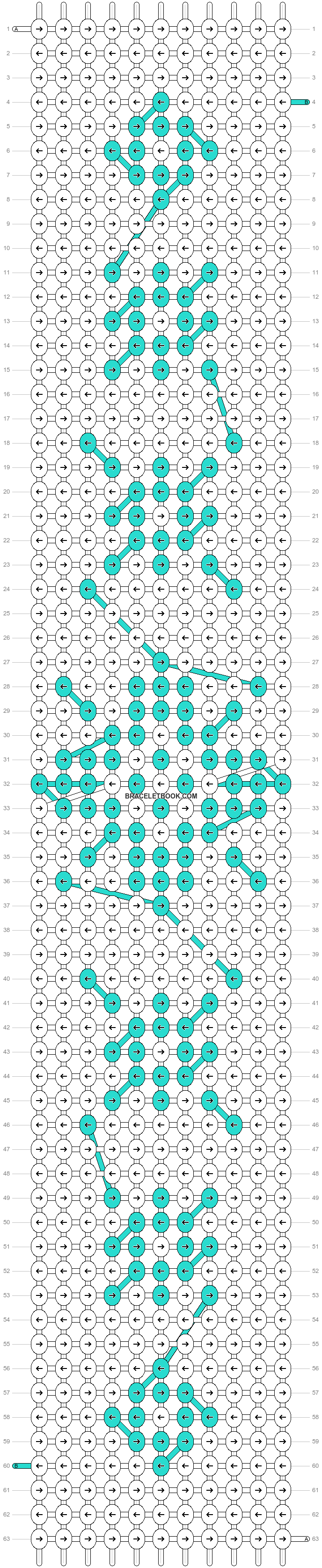 Alpha pattern #57367 | BraceletBook