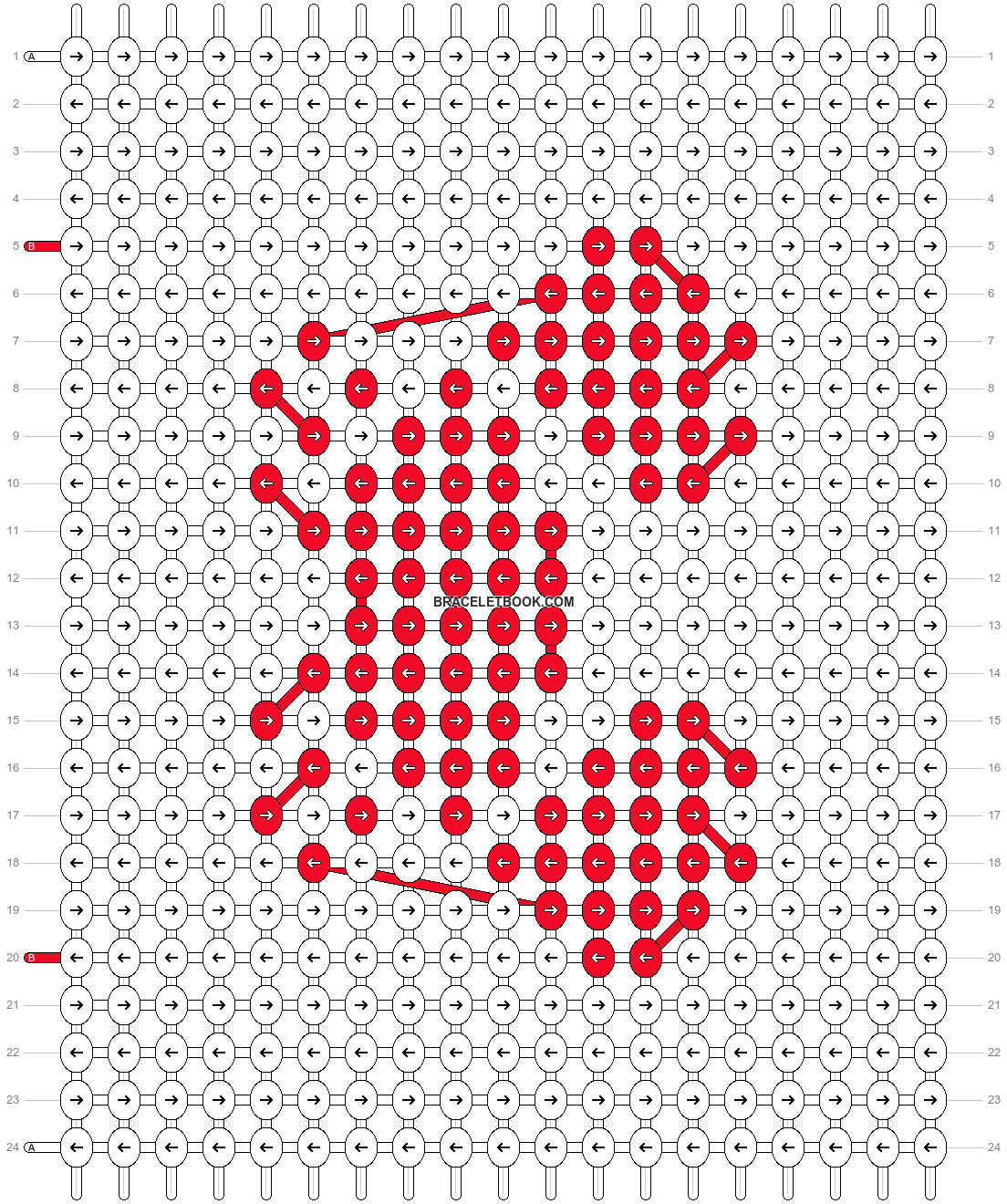 Alpha pattern #57500 pattern