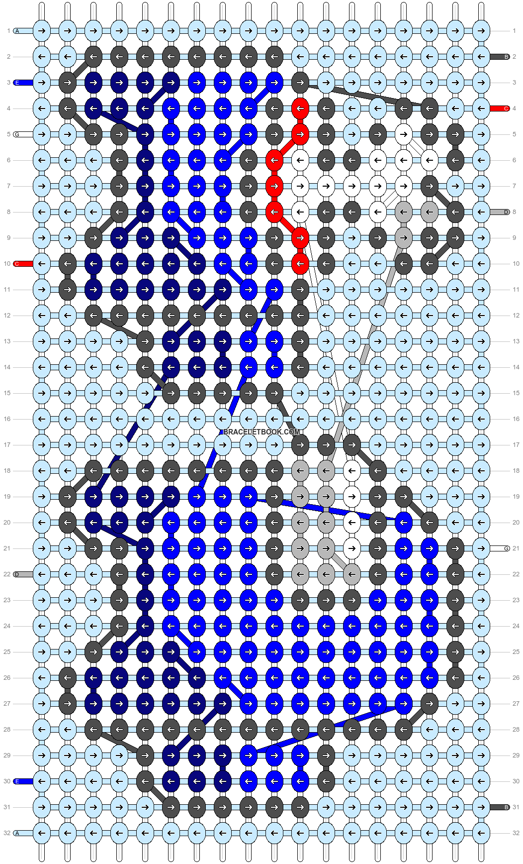 Alpha pattern #57501 pattern