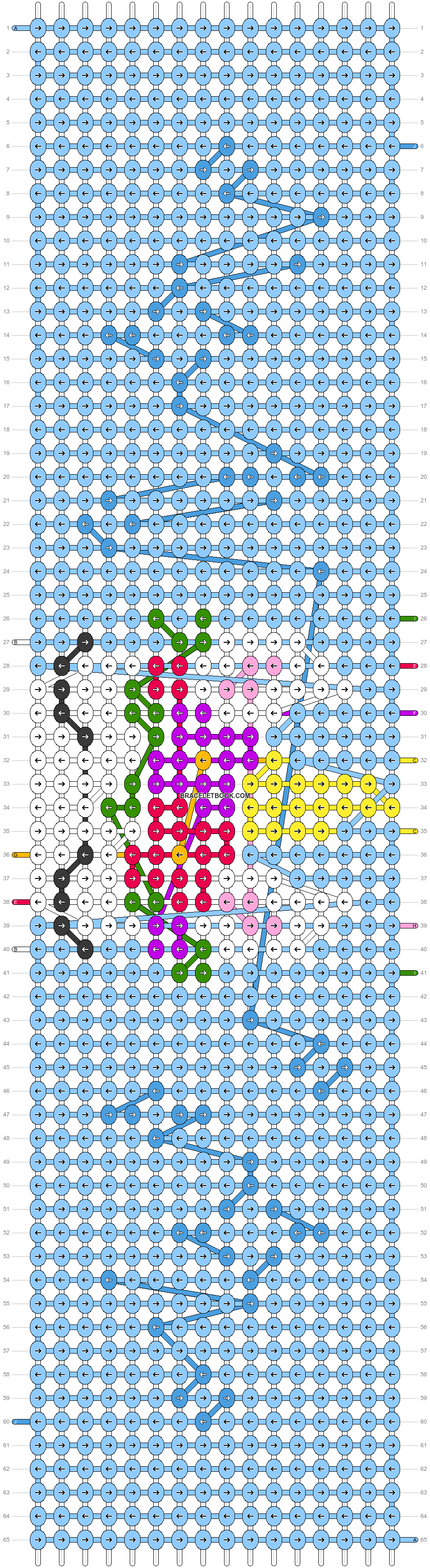 Alpha pattern #57644 | BraceletBook