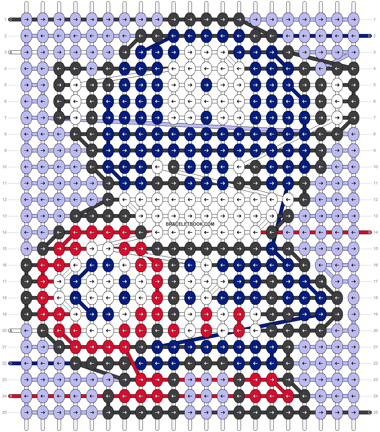 Alpha pattern #58026 pattern