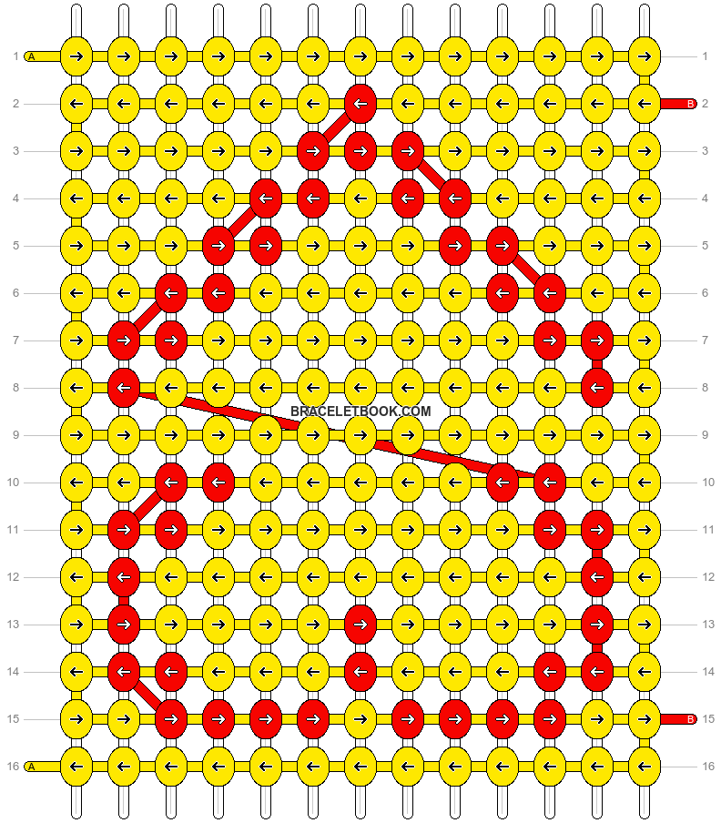 Alpha pattern #58100 pattern