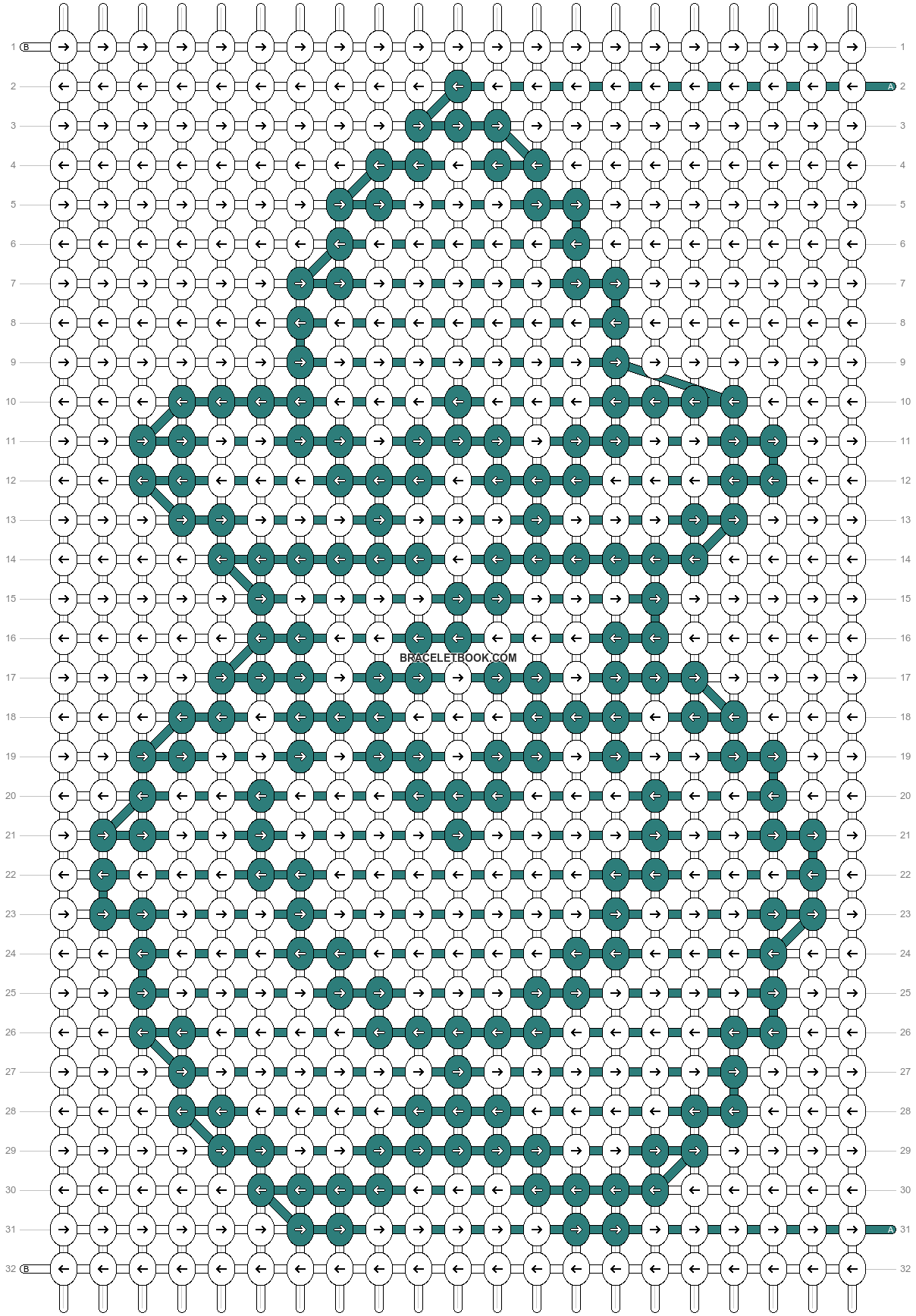 Alpha pattern #58222 pattern