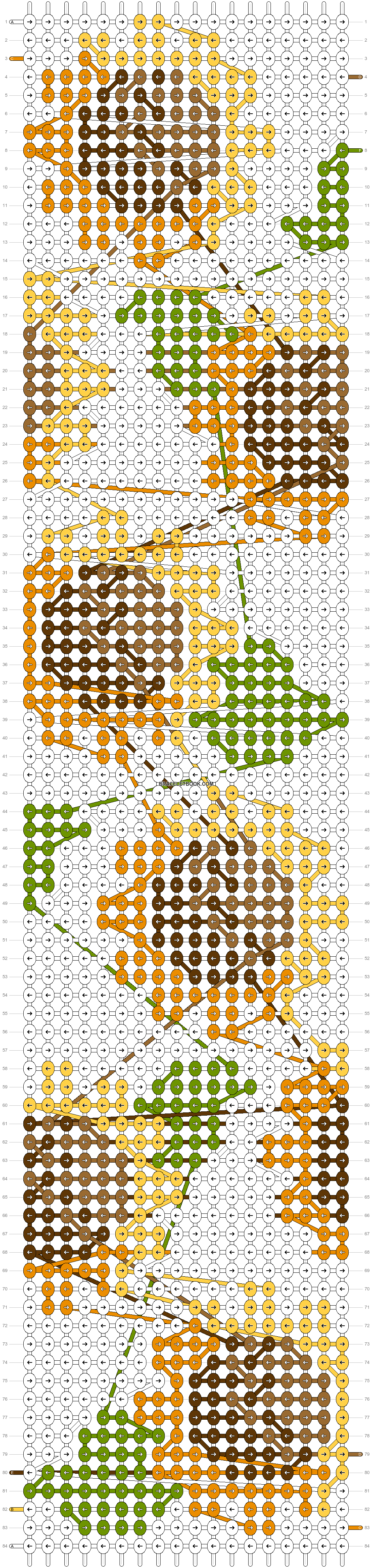 Sunflower friendship bracelet patterns sale