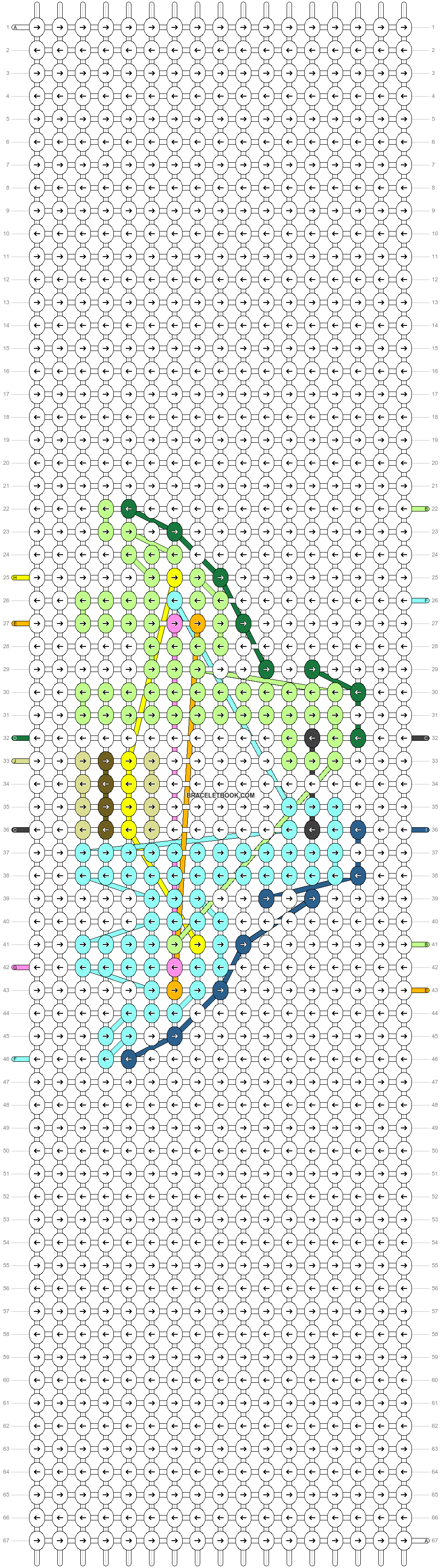 Alpha pattern #60702 pattern