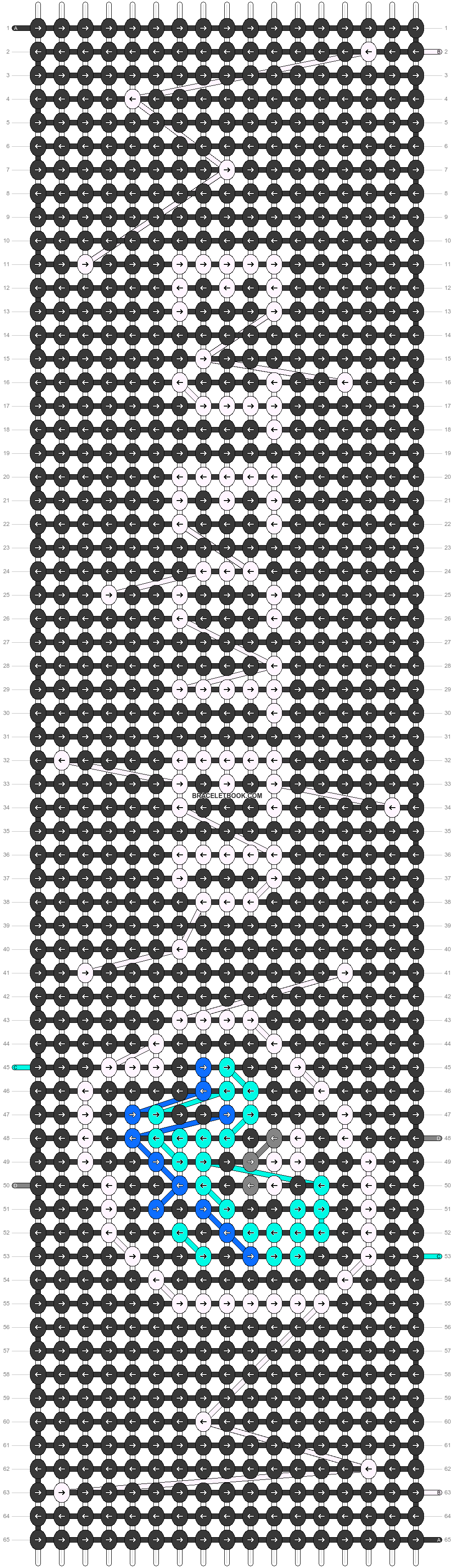 Alpha pattern #61034 pattern