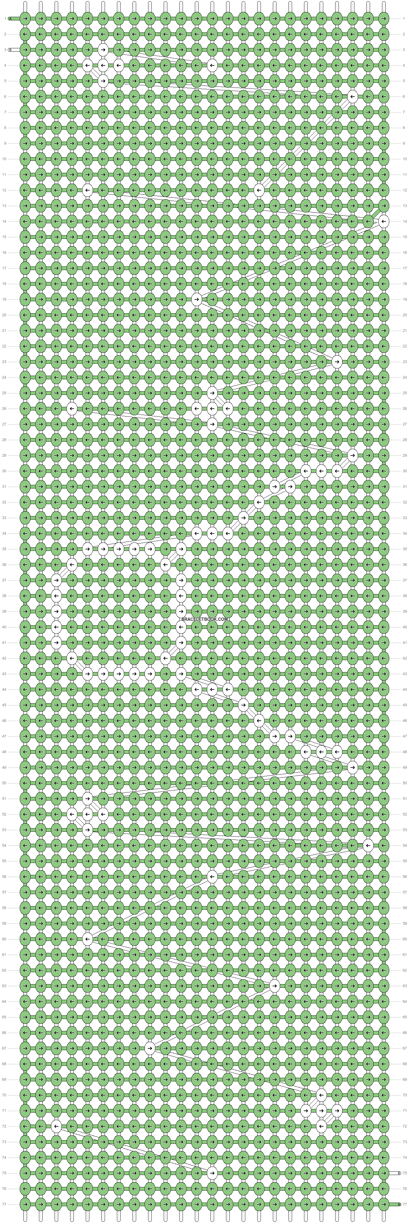 Alpha pattern #61501 pattern