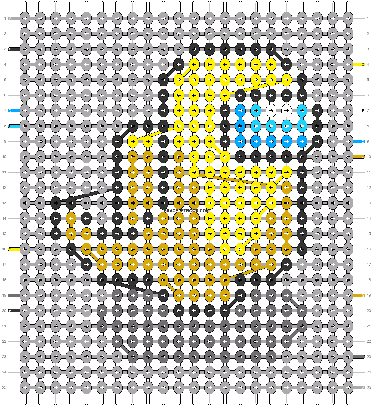 Alpha pattern #62400 pattern