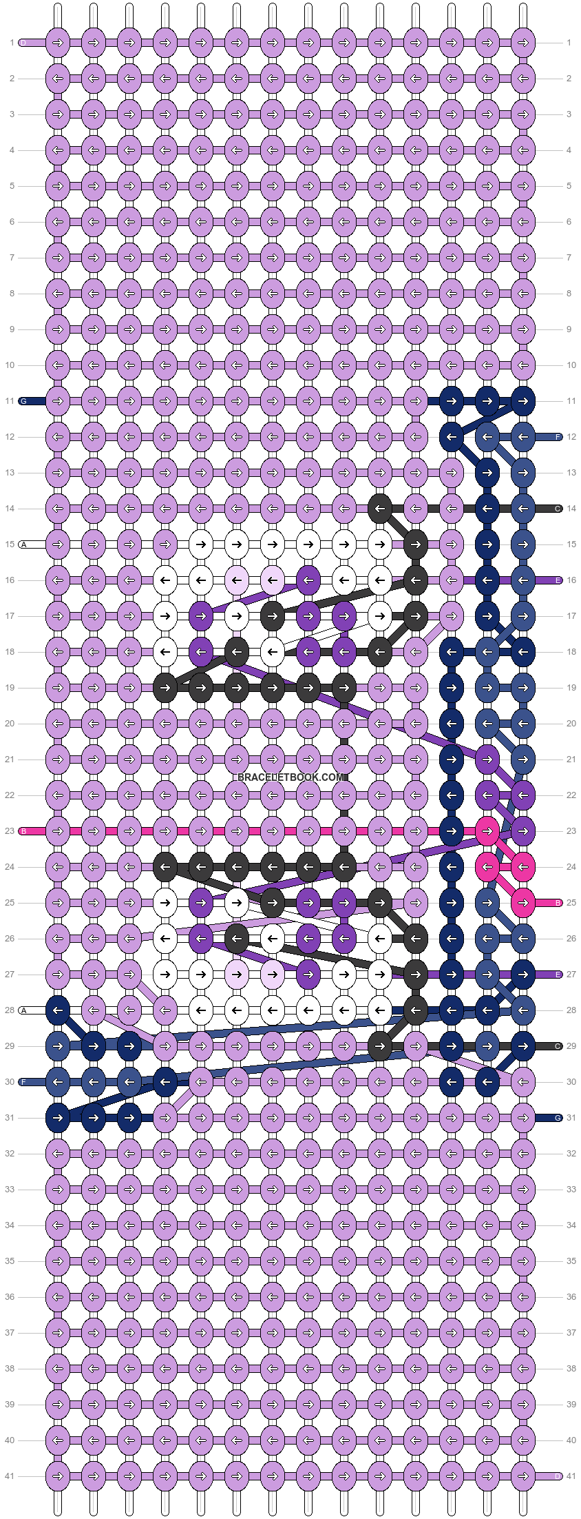 Alpha pattern #62493 | BraceletBook