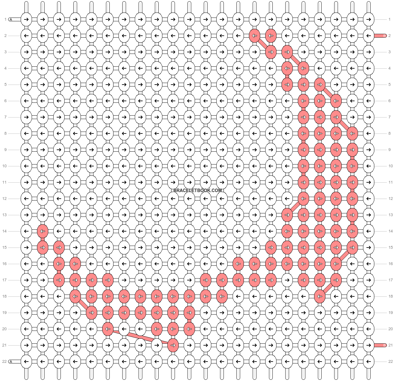 Alpha pattern #64023 pattern
