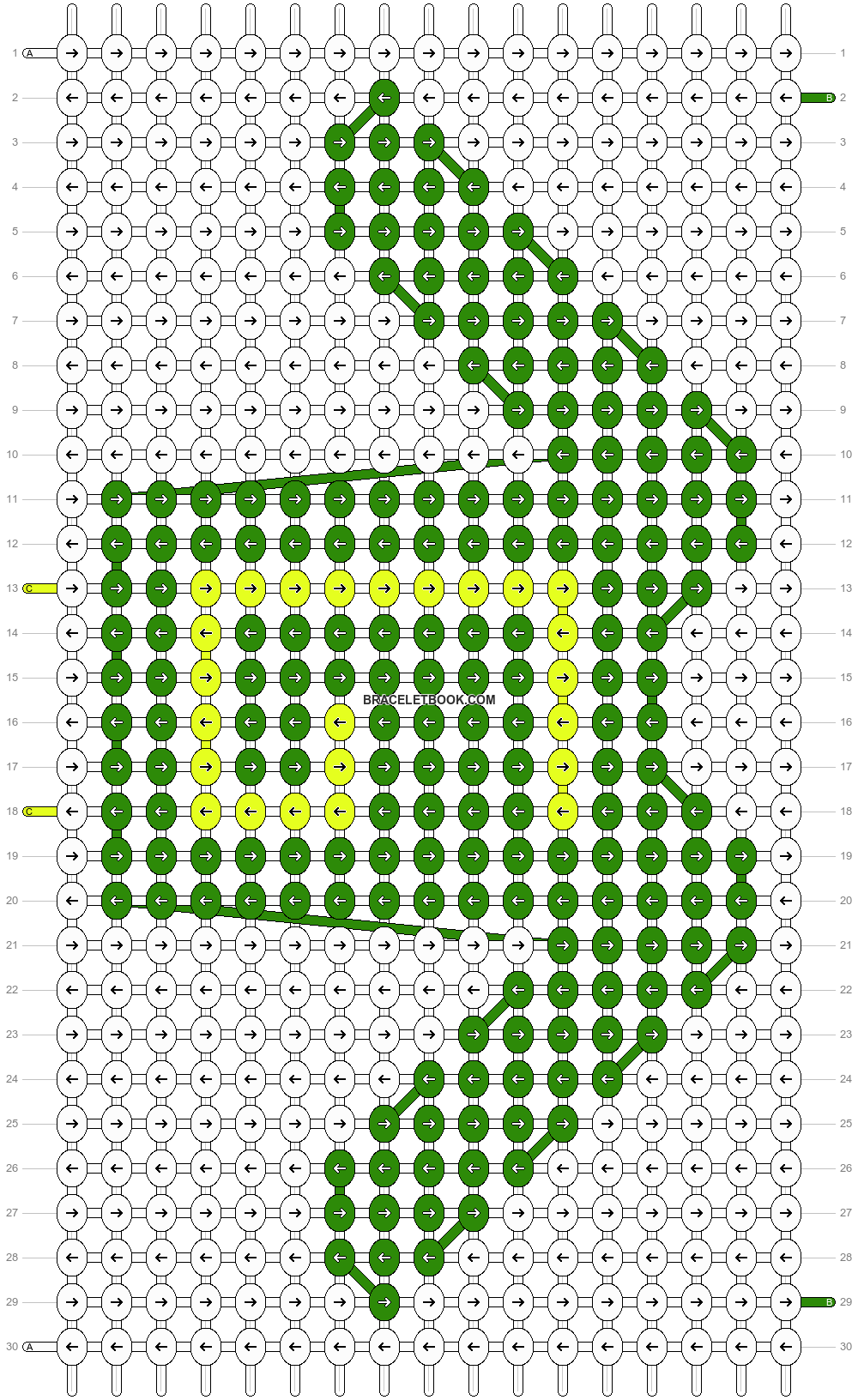 Alpha pattern #64283 | BraceletBook